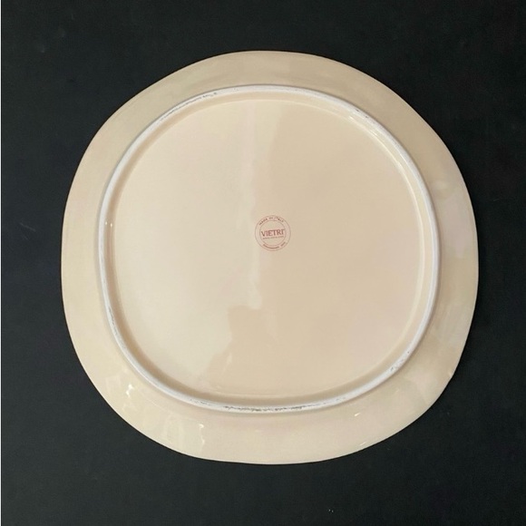 Vietri Pallini Dinner Plates. Polka dot. Width: 12 in, made in Italy set of 2 - Picture 6 of 7